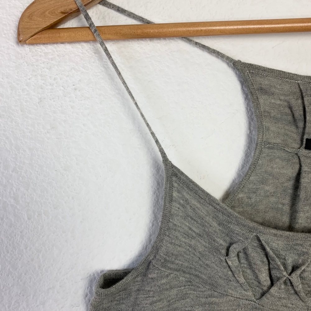 7 For All Mankind Gray Cashmere Tank Top Sz S - Picture 4 of 11